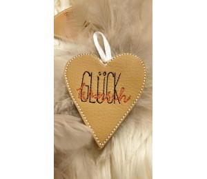 Stickserie ITH - Herz Anhänger Herzenswünsche